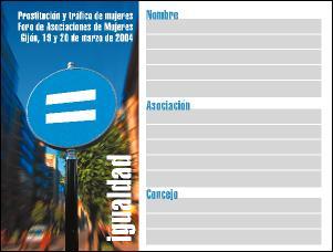 Cartel 8 marzo 2004
